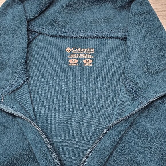 Columbia‎ Women's Long Sleeve Quarter Zip Up Outdoor Mock Neck Jacket Size Med - Picture 4 of 4
